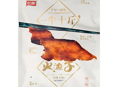 牛肉干四川火边子牛肉片 零食特产小吃长明五香125g 一件代发图3