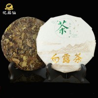 2017年日晒白露茶 福鼎特产大白茶饼高山生态寿眉350g 厂家直供