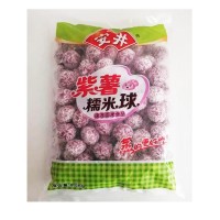 安井紫薯糯米球5斤/袋 火锅丸子蒸紫薯丸子