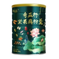 奇亚籽坚果藕粉羹500g大量批发连藕粉代餐粉熟藕粉正宗莲子粥