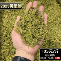 黄金芽茶叶2023新茶安吉高山珍惜白茶豆香型绿茶叶批发散装