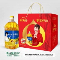 素满香1.8L*2*3葵花籽油 家用冷榨食用调和油 非转基因葵花籽油