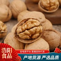 新疆纸皮核桃代发批发500g 手剥年货零食薄皮185生核桃