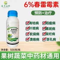 6%春雷霉素水稻稻瘟病角斑病软腐病春雷雷霉素春蕾霉素农 药杀菌