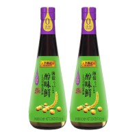 李锦记薄盐醇味鲜酱油500ml瓶装酿造凉拌炒菜健康减盐蘸料生抽